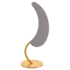 3pcs Metal Crescent Earring Holder, Ear Jewelry Display Stand, Jewelry
