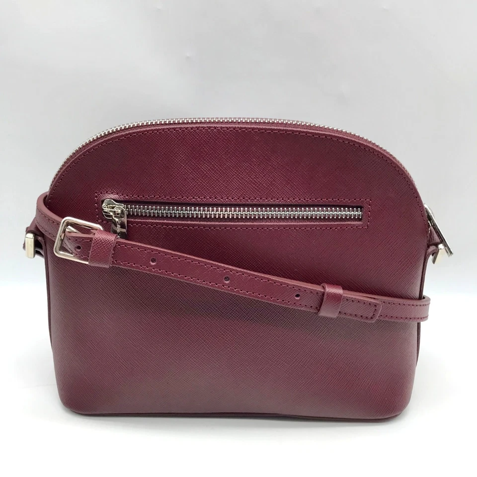 Lancaster Paris 勃艮第 Saffiano 皮革斜挎包 — 第 2/4 张图片