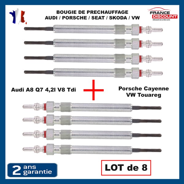8 -Kerze VorwäRmung 4,2 V8 Tdi = 95517032090 03L963319 03L963319F 059963319J-image