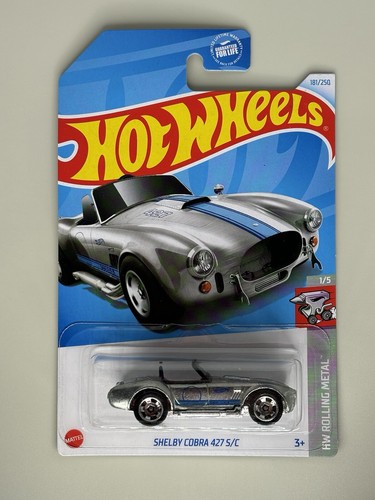 2024 Hot Wheels Shelby Cobra 427 S/C HW Rolling Metal "L" Case "ZAMAC" Lot of 2 - Picture 16 of 19