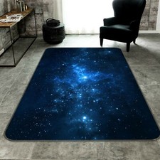 3D Blue Starry Sky NAO7444 Game Rug Mat Elegant Photo Carpet Mat Fay