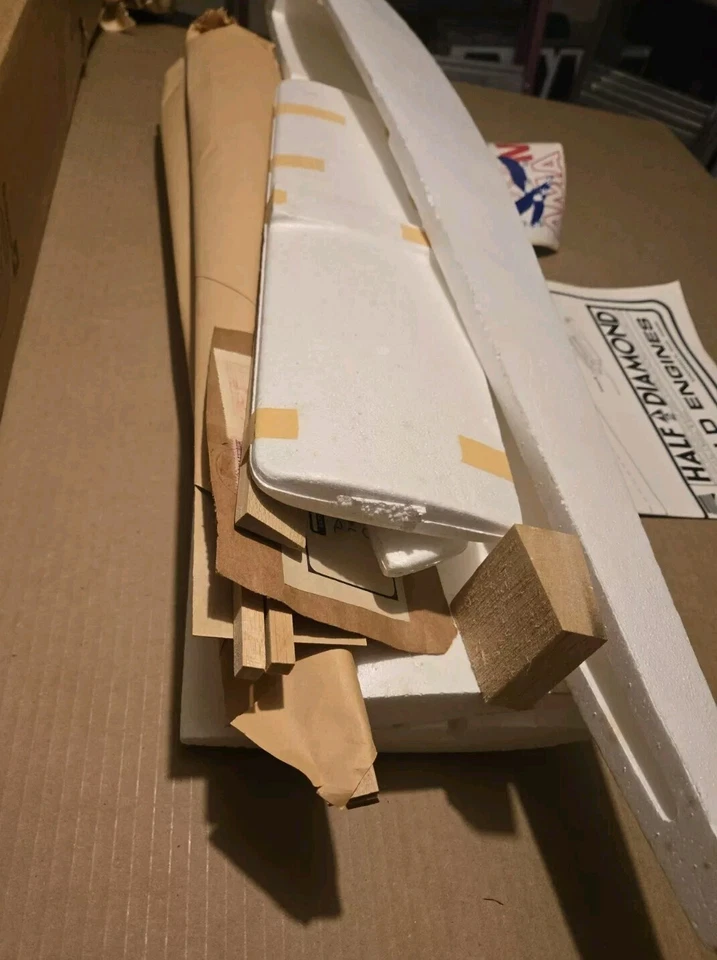 World Engines Half Diamond RC Kit 1/2 Diamante De Colección Super Raro Avión 51" Foto 3 de 4