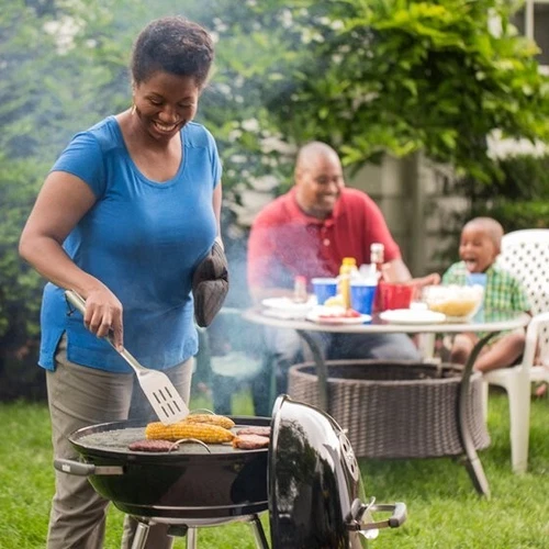 Weber Jumbo Joe Premium 22" Black Outdoor Charcoal Grill - Picture 9 of 18