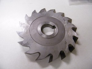 3 X 3//4 X 1 1//4 HSS STAGGERED TOOTH SIDE MILL CUTTER HORIZONTAL MILL TiN COATED