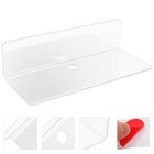  Floating Acrylic Book Shelves for Wall Shelf Storage Accessory