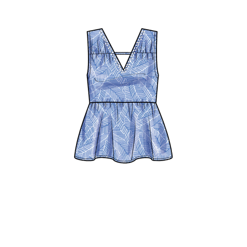 Patron De Couture Simplicité S9545 Tops Pour Femmes - 第 6/8 張圖片