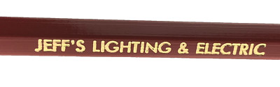 1960-70s Jeff's Lighting & Electric Advertising Pencil PNPA14