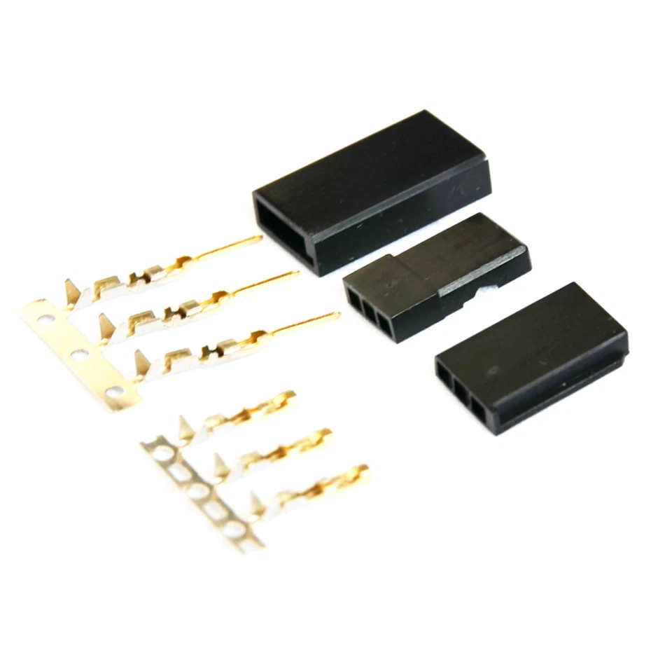 5 Paar Servostecker Buchse kompatibel zu Futaba Empfänger Crimp Set Pins JST-SH - Bild 4 von 4