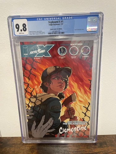 Skybound X 1 CGC 9.8 Comics Vault Live Edition Yoshitani 1st Clementine CVL RARE