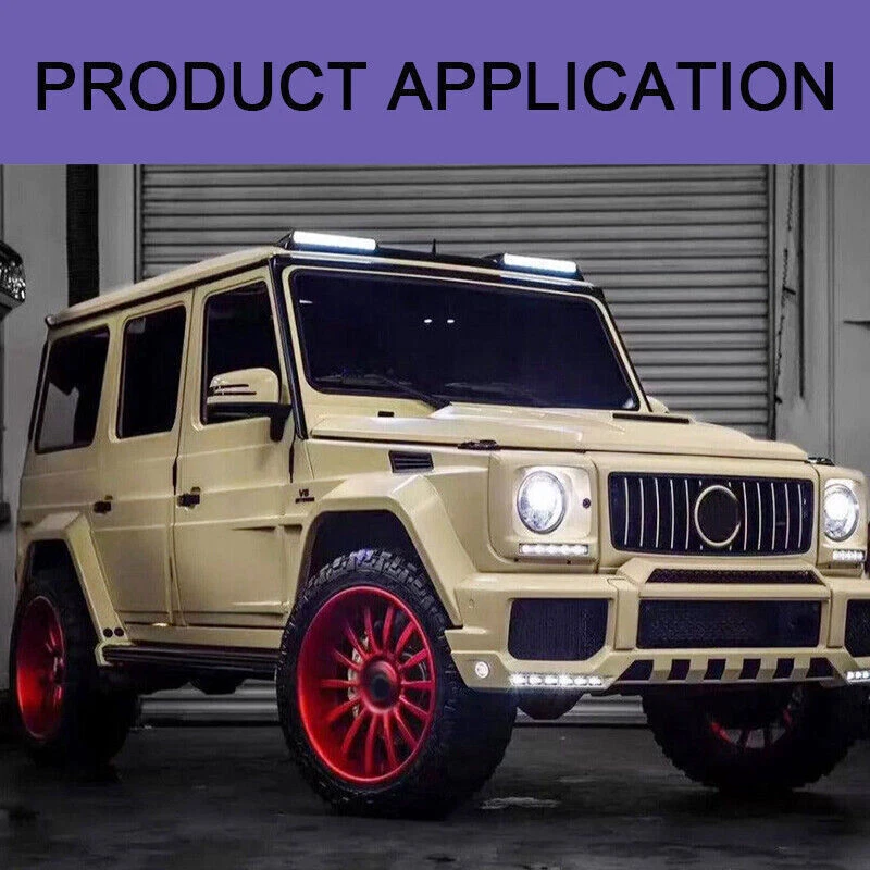 Alerón de techo delantero de fibra de carbono para Mercedes w463 Clase G G550 G63 2004-2018 Foto 3 de 4