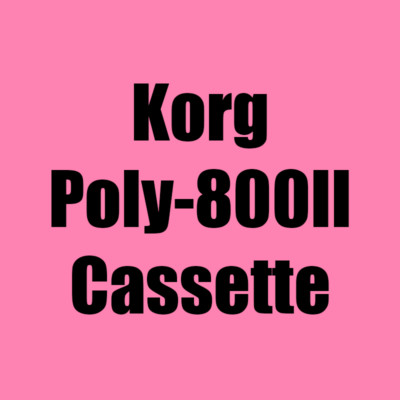 Korg Poly-800II Data Recovery Cassette