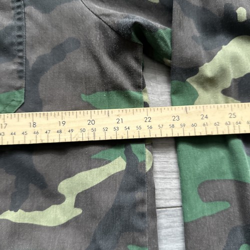 Vintage Rattlers Marke Camouflage Hausarbeit Mantel Stil Jagd Knopfleiste USA Herren L - Bild 6 von 9