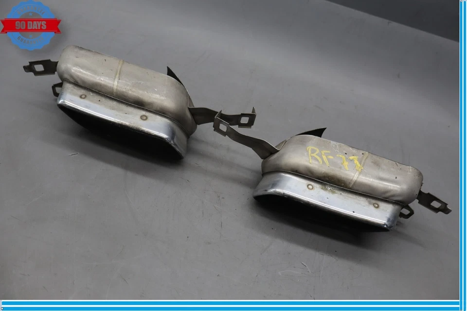 09-15 Juego de puntas silenciador escape trasero derecho e izquierdo bmw 750i 750li f01 f02 fabricante original Foto 3 de 4