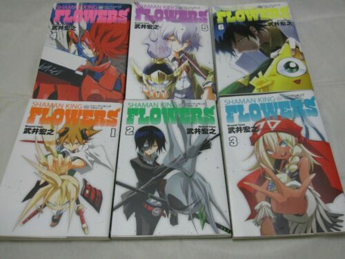 Shaman king FLOWERS Vol.1-6 Set Japanese Manga - Picture 1 of 1