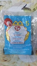 1999 Ty Beanie Baby ROCKET BLUE JAY 5 McDonalds Happy Meal Toy Vintage New