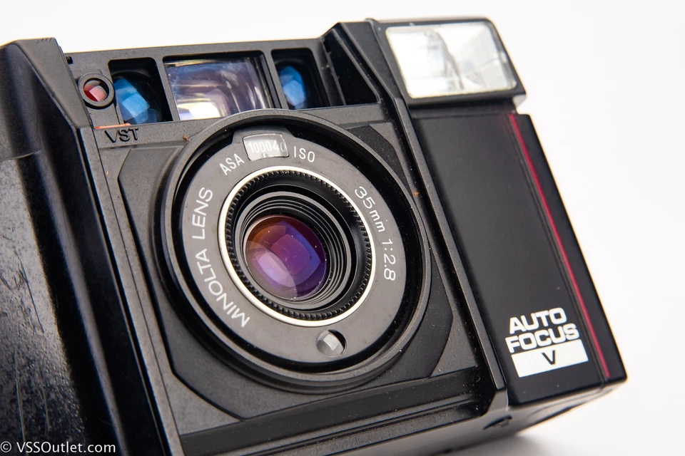 Minolta Talker AF-S 35mm Point & Shoot Film Camera 35mm f/2.8 Lens AS-IS V24 - Image 3 of 4