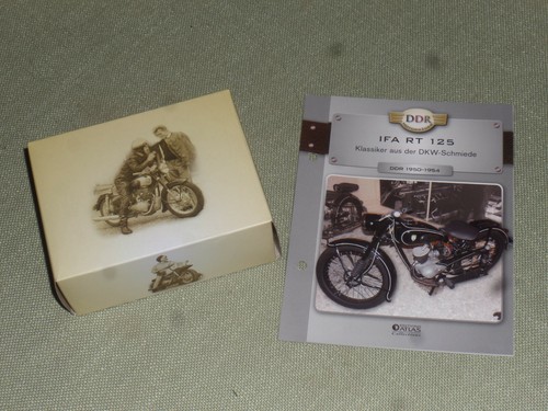 atlas DDR Motorrad Moped collection Auswahl 1:24 OHNE Heft DUO MZ awo Simson OVP - Bild 13 von 33