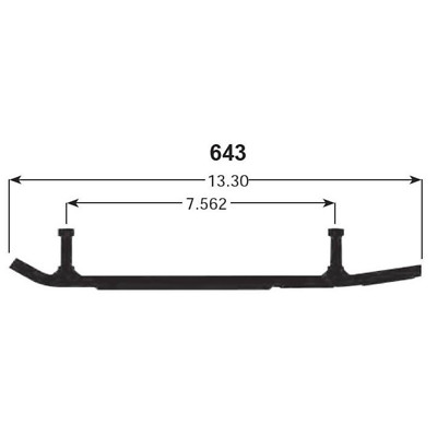 SPI 2014-2017 Apex XTX Yamaha DEFENDER WEARBAR YAM S/M WB-000-643 NEW