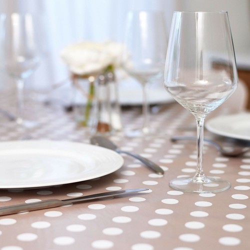 OVAL WIPE CLEAN TABLECLOTH COVER VINYL OILCLOTH WIPEABLE PROTECTOR 200cm x 140cm - Picture 46 of 147