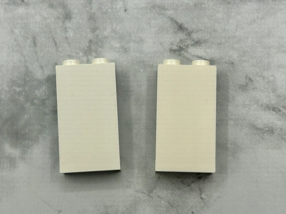 LEGO (2) Panel Blanco 1 x 2 x 3 Boletos (Pegatina) Bob Esponja Fondo de Bikini 3832 Foto 2 de 2