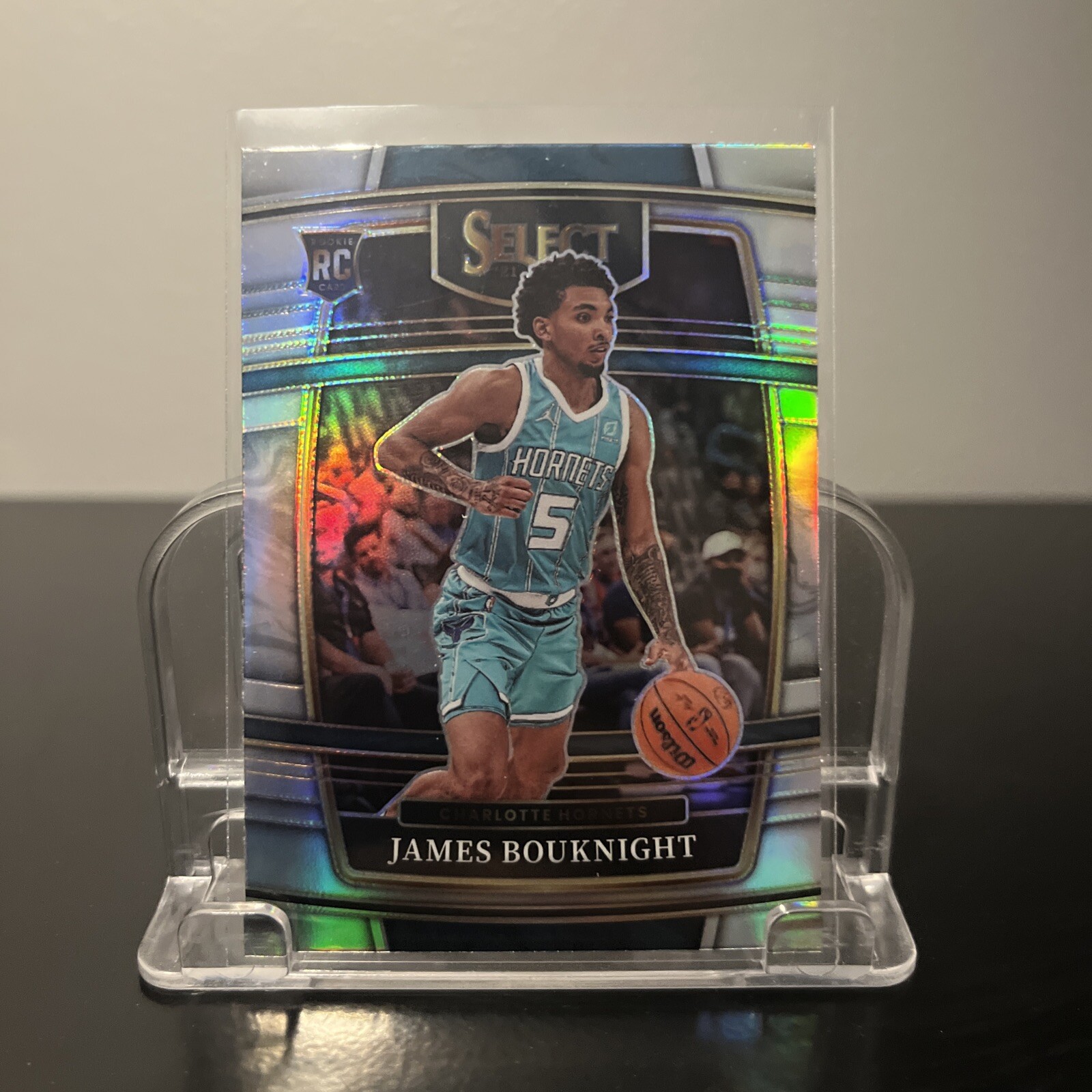 James Bouknight 2021-22 Select Silver Prizm Concourse Rookie RC #37 Hornets