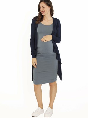 maternity dress with cardigan