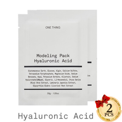 ONE THING Hyaluronic Acid Modeling Pack 30g 2p Jelly Mask Moisturizer K-Beauty