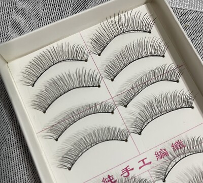 High Quality Handmade 10 Pairs Black Charming Long False Eyelashes #217