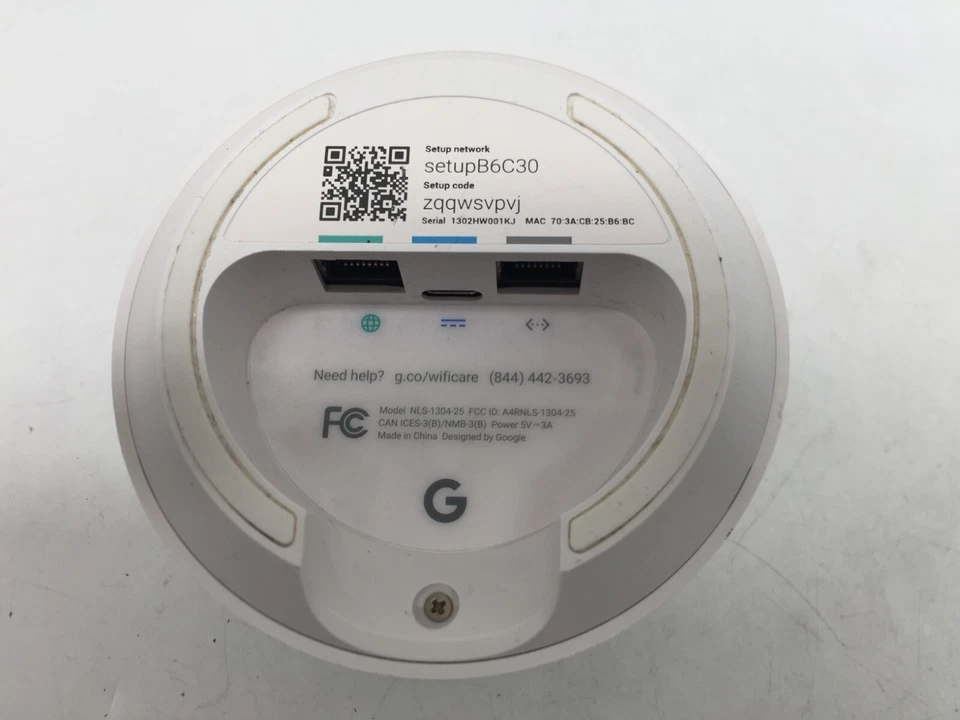 Google Home Nest WiFi Mesh Router AC-1304 W/ADAPTER FREE S/H - Image 4 of 4