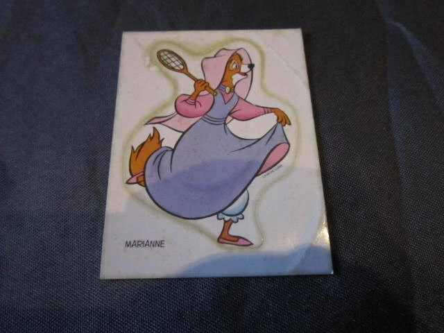 autocollant PUBLICITAIRE VACHE QUI RIT ROBIN DES BOIS 1974 walt disney MARIANNE - Photo 1/1