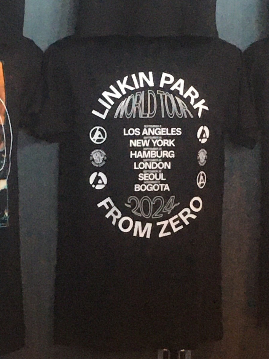 新品2XL】Tefuny / LINKIN PARK 2024 TEE Linkin Park Band From