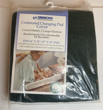 Simmons Terry Cloth Contoured Changing Pad Cover 100 Cotton Hunter Green
