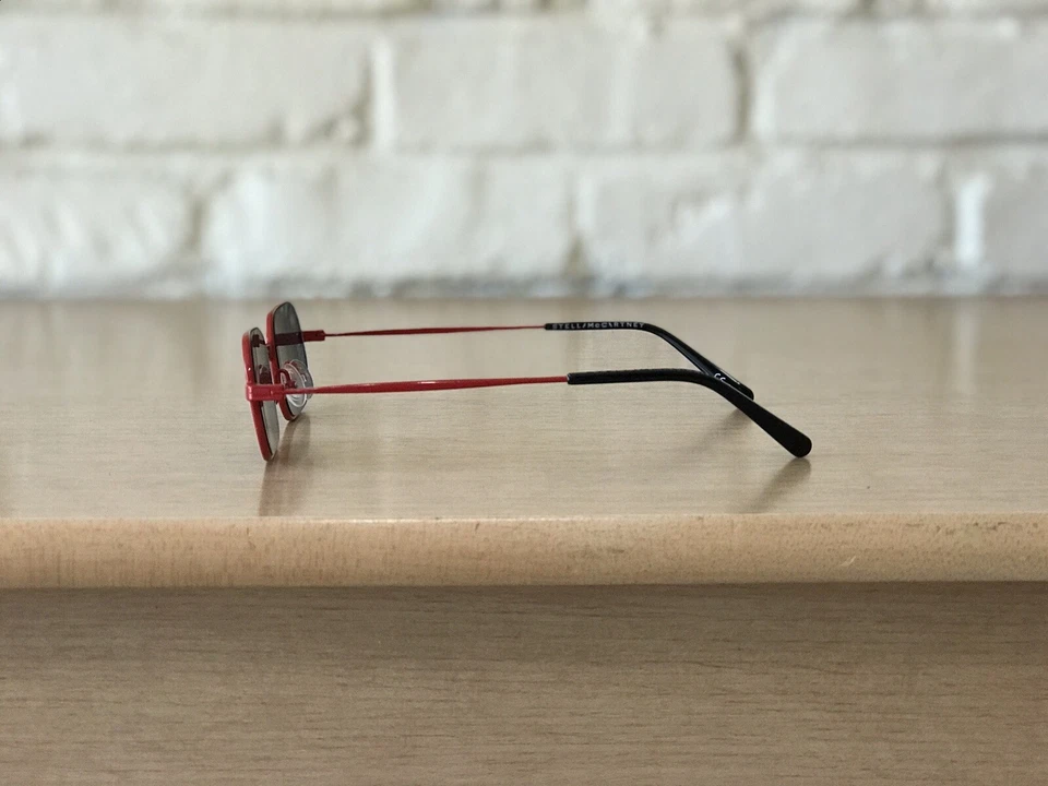 Gafas de sol Stella McCartney rojas para mujer SC0108S-002 metal polarizado nuevas 52/20-150 Foto 2 de 4