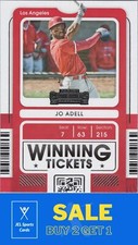 2021 Panini Contenders Winning Ticket #WT-JA Jo Adell