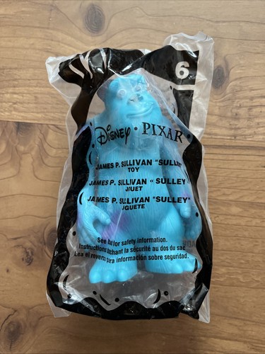 Disney Pixar Monsters Inc Sully Sulley 6,5" Modellino 2005 McDonalds Giocattolo NUOVO
