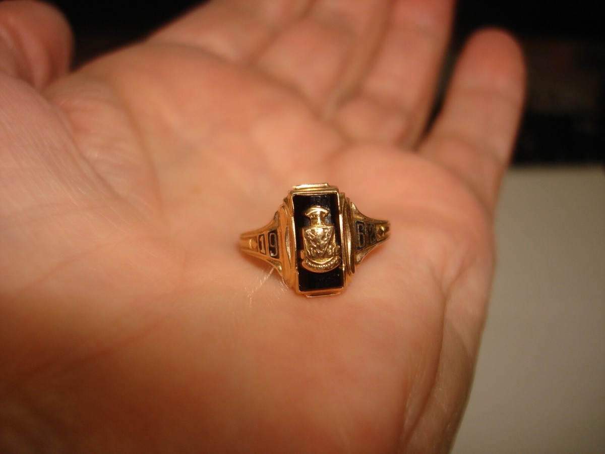 Vintage Collectible Unique HERFF JONES 1962 10k Gold Signet Vintage Collectible Unique HERFF JONES 1962 10k Gold Signet
