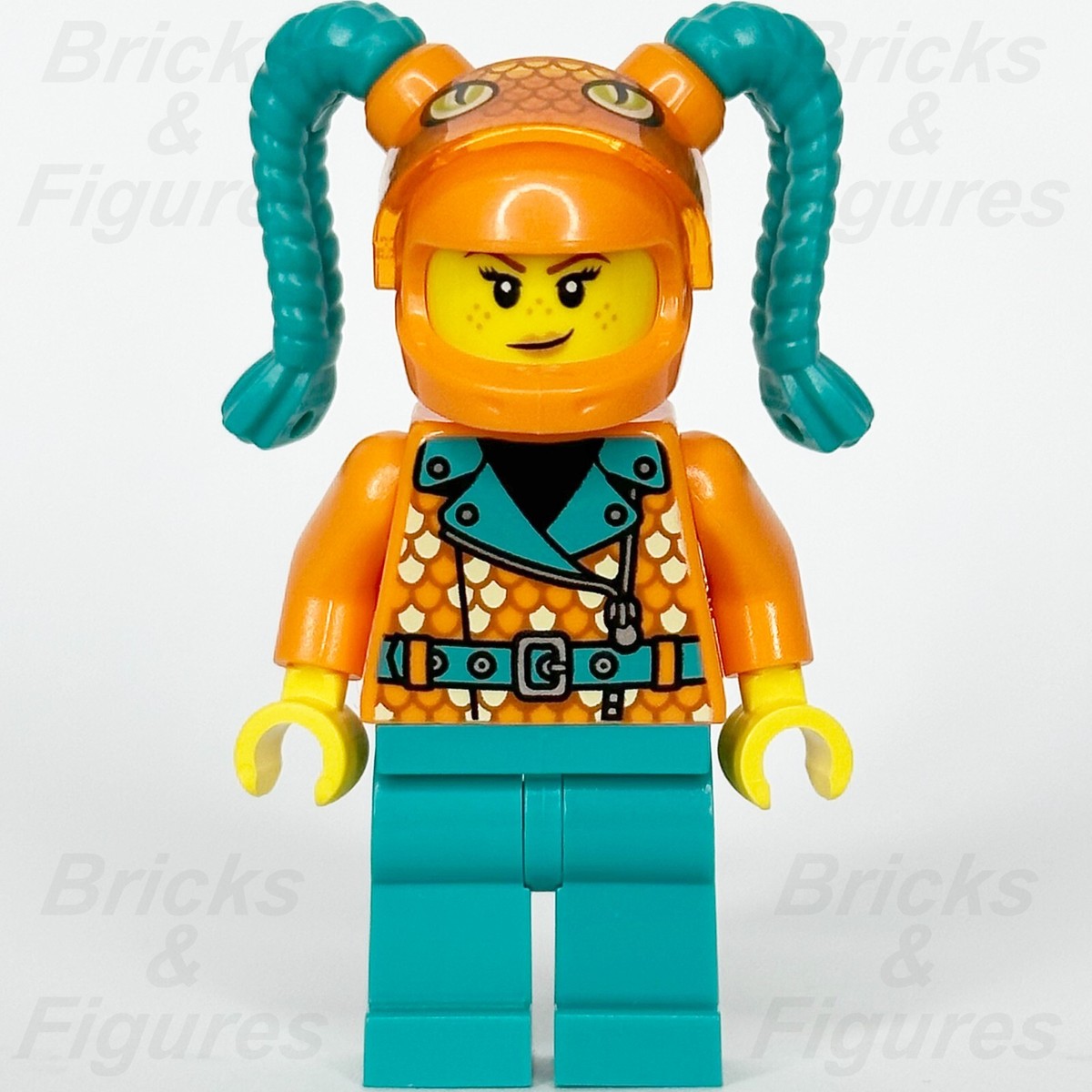LEGO® City Stuntz Driver Minifigure Snake Eyes Visor Scales