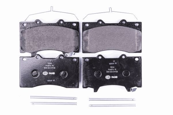 Hella 8DB 355 019-531 Bremsbelagsatz, Scheibenbremse-image