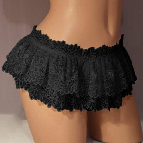 Micro Mini Skirt Club Sexy Double Layer Skirts Women Pleated Skirt Nightwear - Picture 21 of 42
