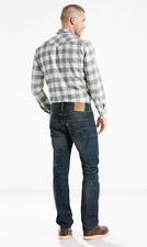 Levi's Premium 501 Men s Original Fit Straight Jeans in Morning Roast NEW 32x32