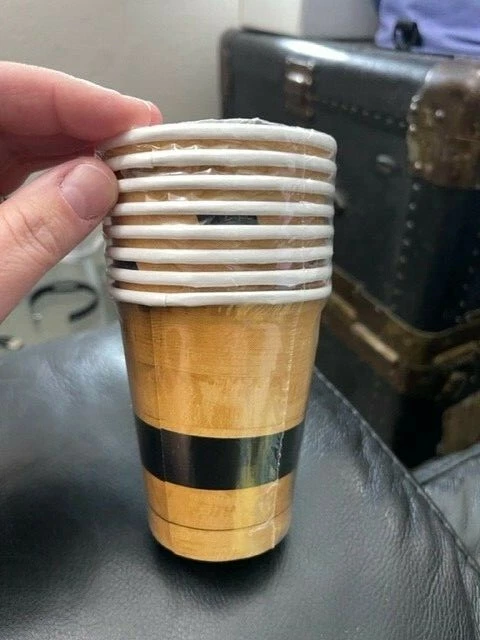  Basketball Party Hot/Cold Cups Paper 8ct 9oz.  Favor Birthday Party Supply New! Foto 2 de 2