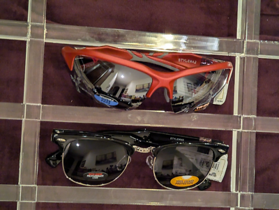 2 Pair Sunglasses Circle K M8 Black / Silver A2 Maroon / Grey | eBay