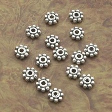 500pcs Tibetan Silve Daisy Spacer bead Findings X0005