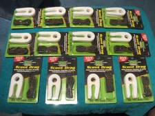 12 Packs Hard Core Hunting Scent Drag Wicks & Line With Metal Clips Hardcore