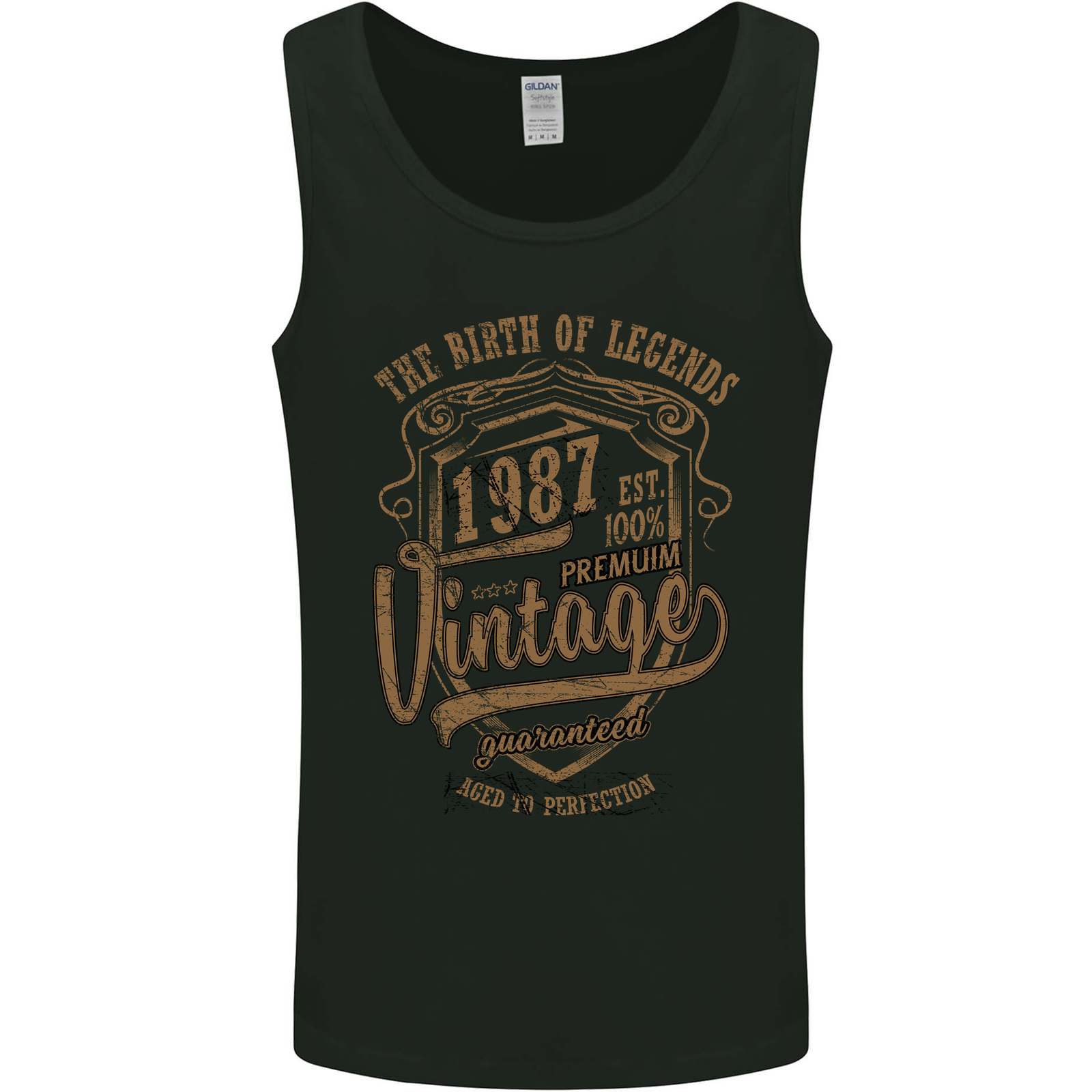 Birth of Legends 38th Birthday 1987 Mens Vest Tank Top