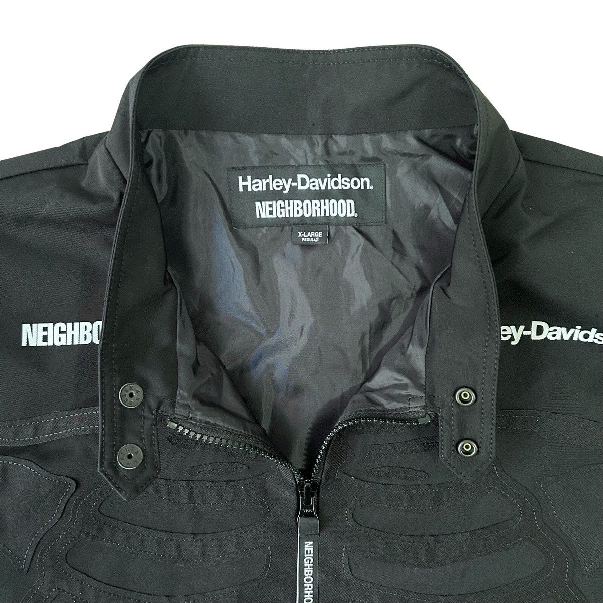 Neighborhood x Harley Davidson Men's Size XL Racing Bones Jacket