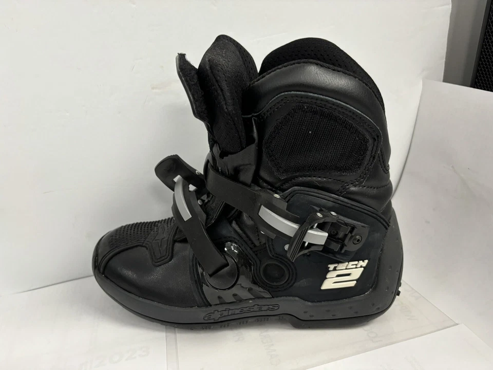 Botas de motocross Alpinestars para hombre talla 7 Tech 2 moto de tierra ATV puntera de cuero Foto 4 de 4