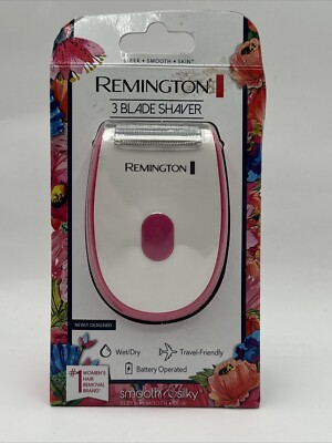 Remington Smooth&Silky 3 Blade Shaver Compact Wet Dry