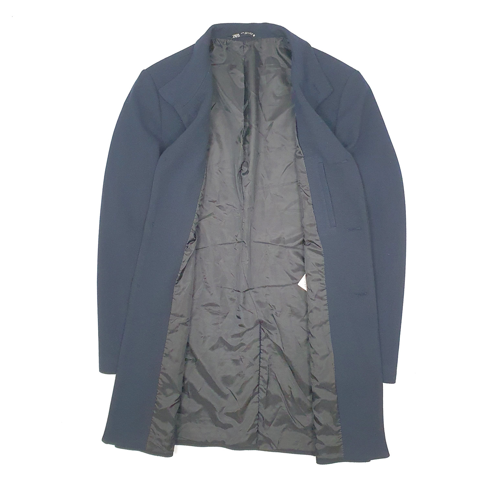 ZARA Blazer Jacket Coat Trench Overcoat Mens M image 2