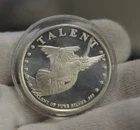 Talent 1 oz .999 Fine Silver Round Lift Up Your Eyes 1 Ounce Silver Bullion
